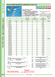 RCCN Signs nylon cable tie MCV