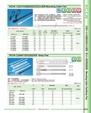 RCCN Fixed lock nylon cable tie TCV