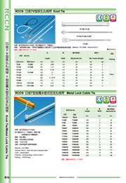 RCCN Beads hole cable tie TV