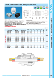 RCCN Metric cable waterproof connector ST-M