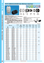 RCCN Metric cable connector MGA