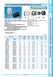 RCCN Waterproof cable connector PGB NPT