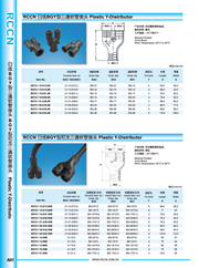 RCCN Three - way hose connector BGY