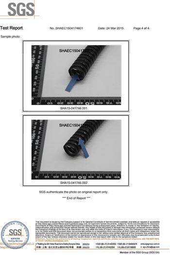 Metal Hose Halogenfree Report